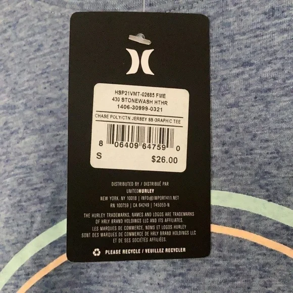 Men’s Hurley T-shirt - Picture 3 of 3